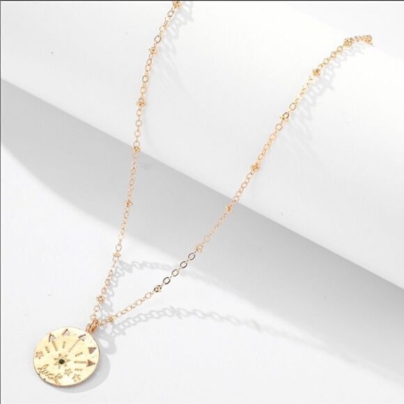 Necklace Luck Medallion Zinc Alloy Mix & Match - Picture 1 of 7